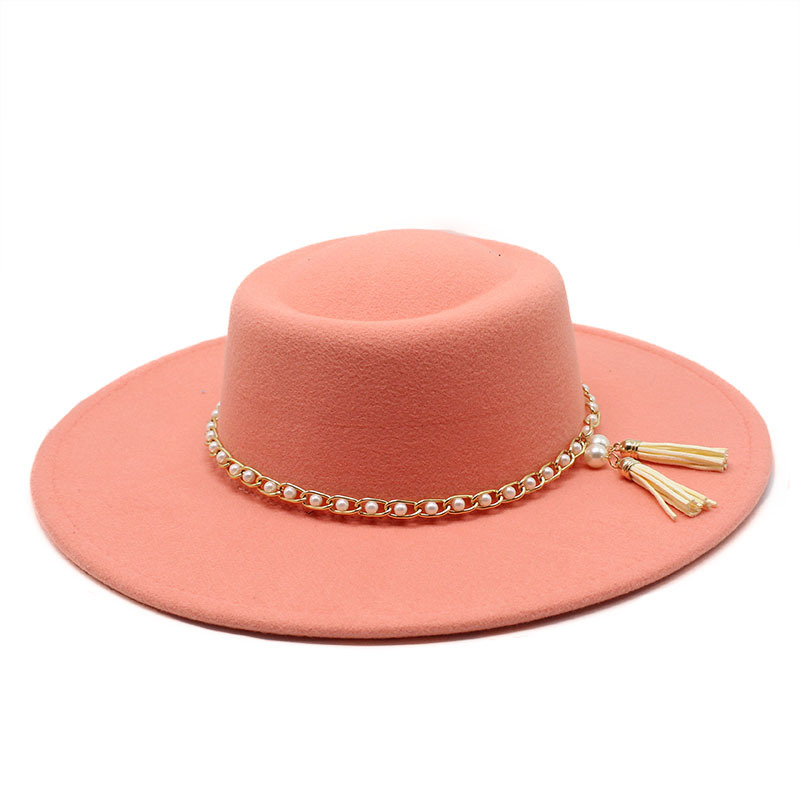 Fedora Hat Wool - British Style Fashionable And Elegant Flat