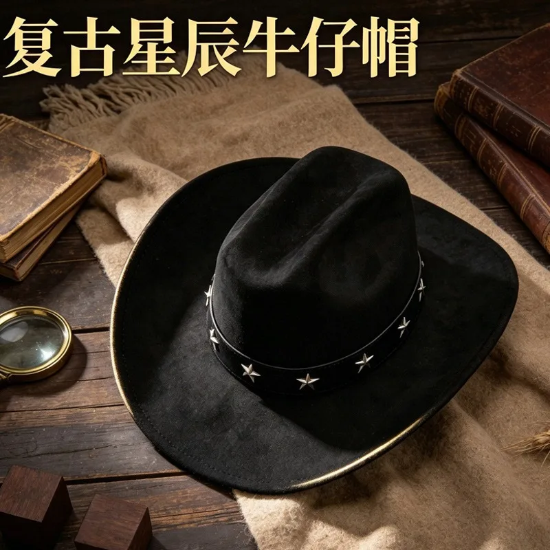 Women Hot Sale Wide Brim Cowbo - Fedora Hat Wool 评论和价格