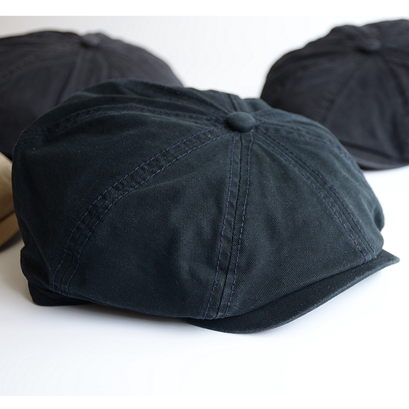 Men Big Head Newsboy Cap Peaky - Dad Hat Cotton 评论和价格