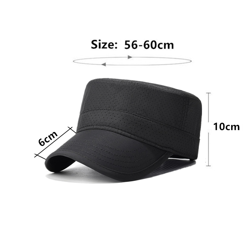 Summer new ultra-thin mesh bre - Snapback Hat Flat 评论和价格