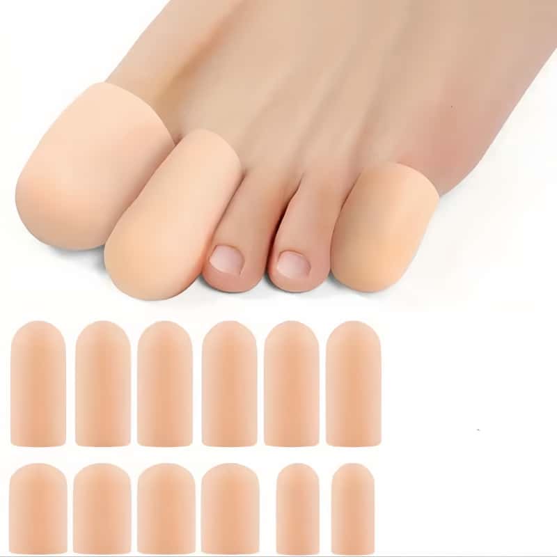 2 Breathable Silicone Toe Caps - Running Cap Lightweight 评论和价格
