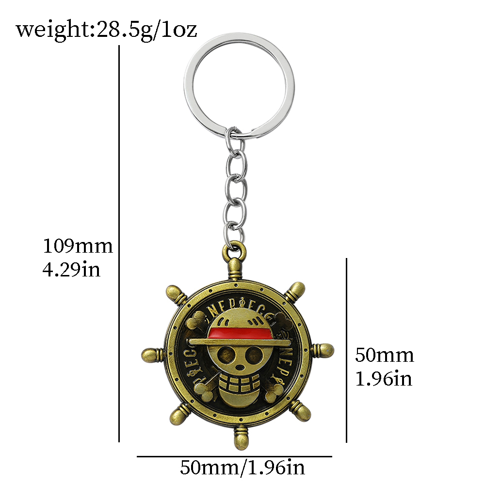One Piece Anime Keychain Luffy - Cowboy Hat Straw 评论和价格