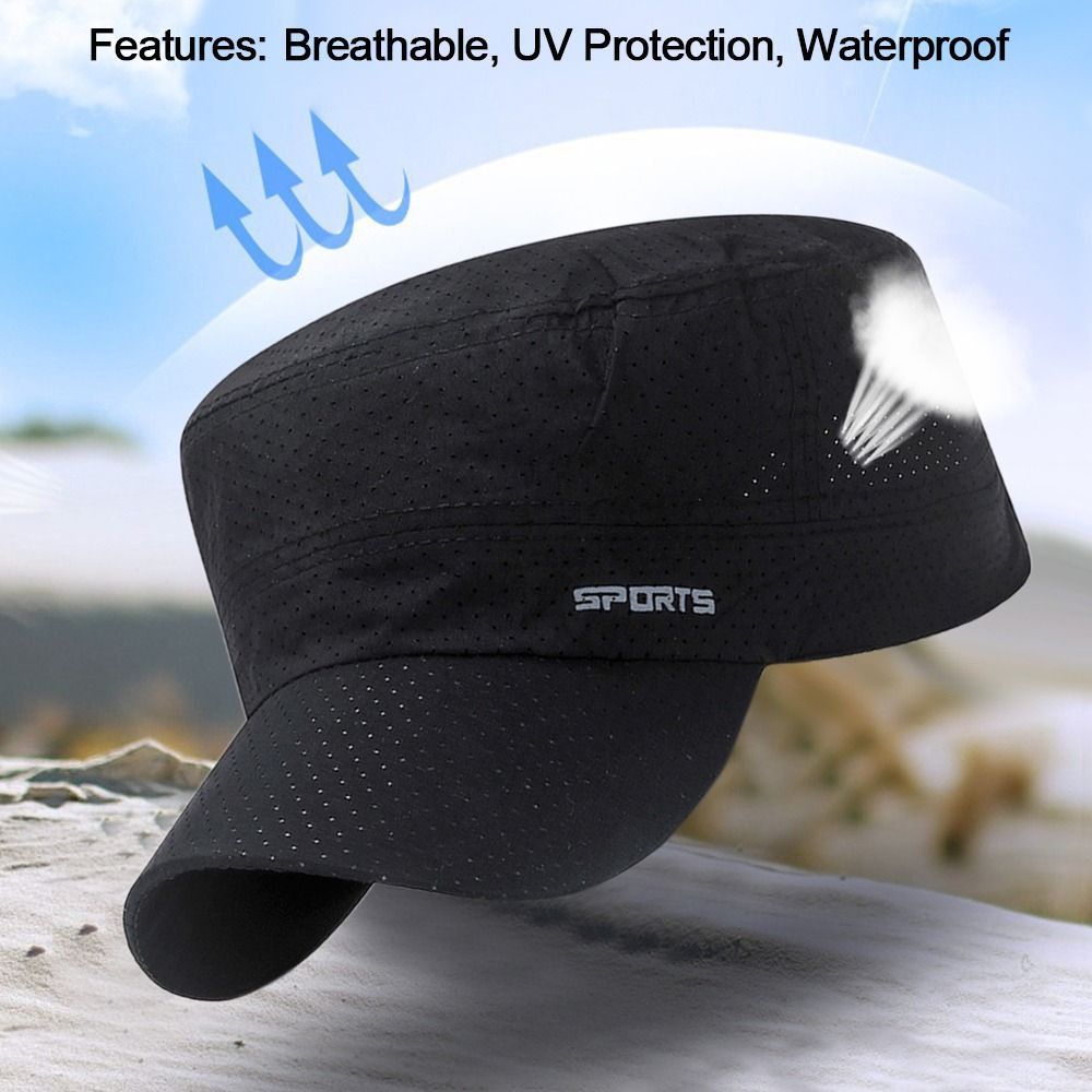 Outdoor Breathable Sun Hat Adj - Snapback Hat Flat 评论和价格
