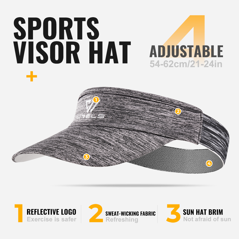 WRELS Sports Sun Visor Hats Br - Running Cap Lightweight 评论和价格