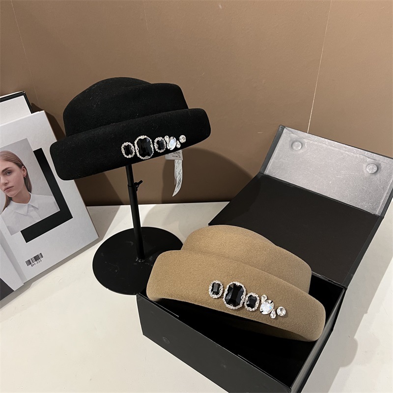 High Quality Rhinestone Wool T - Fedora Hat Wool 评论和价格