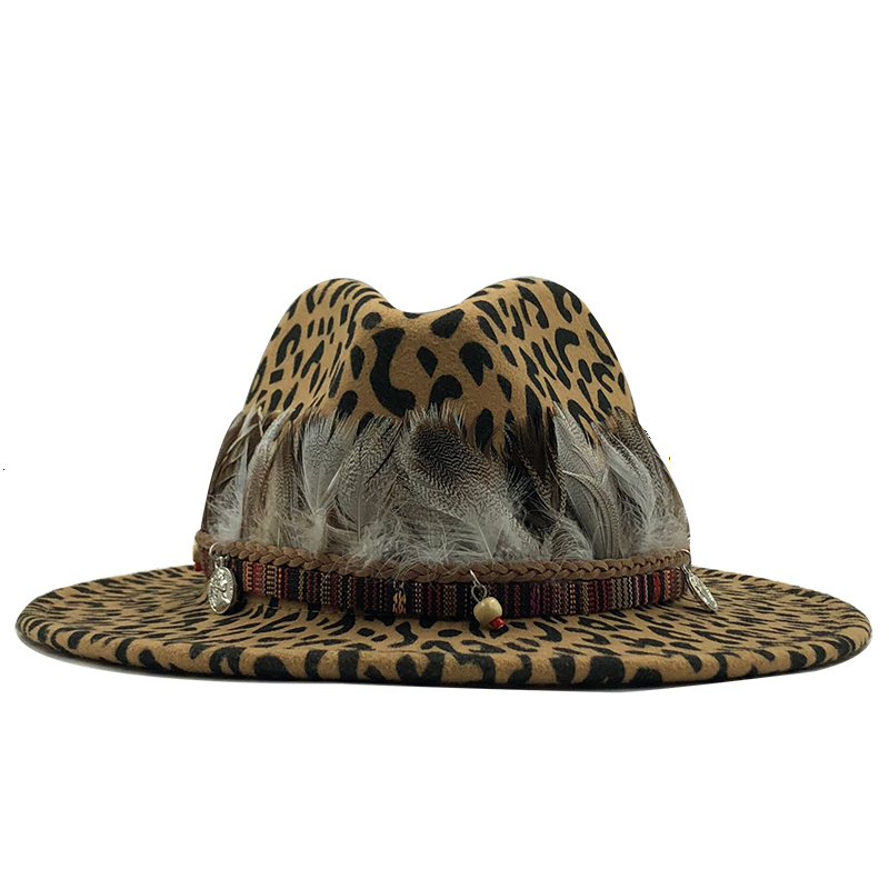 2019 new Trend Unisex Flat Bri - Fedora Hat Wool 评论和价格