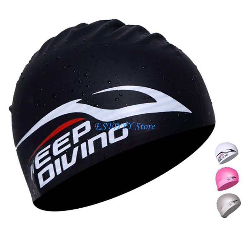 G6DE High Elastic Silicone Swi - Swim Hat Silicone 评论和价格