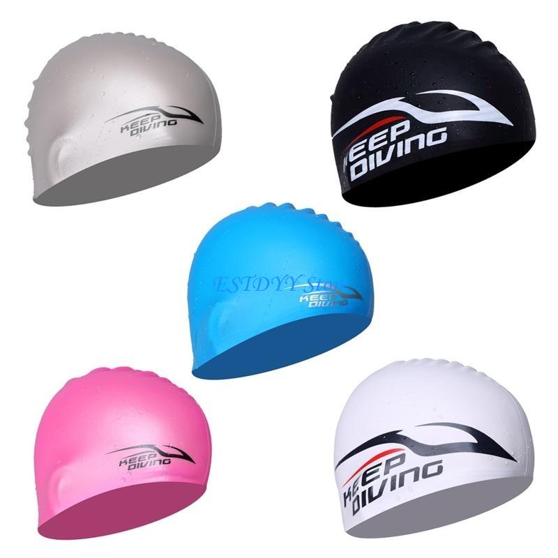 G6DE High Elastic Silicone Swi - Swim Hat Silicone 评论和价格
