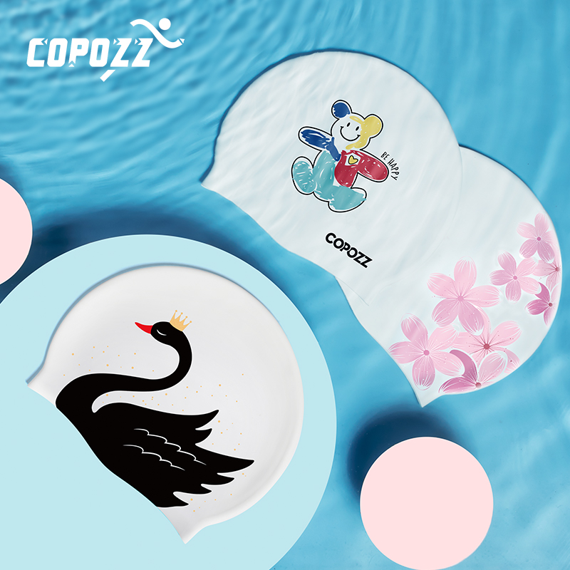 Pattern Adult Swimming Caps Me - Swim Hat Silicone 评论和价格