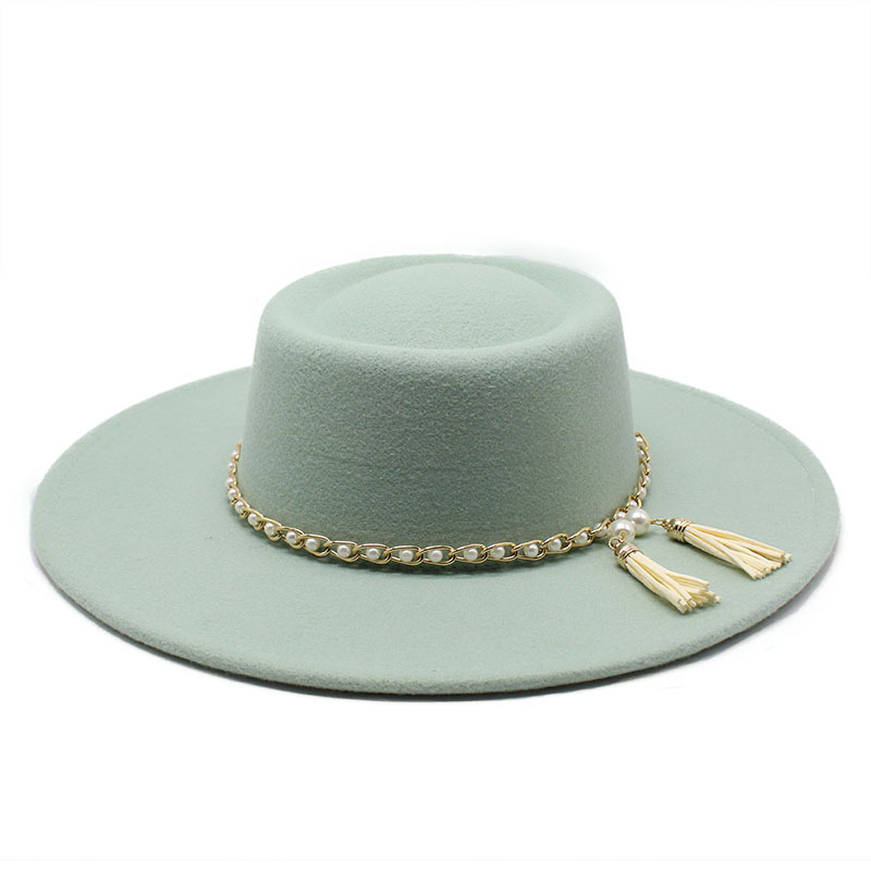 British Style Fashionable And  - Fedora Hat Wool 评论和价格